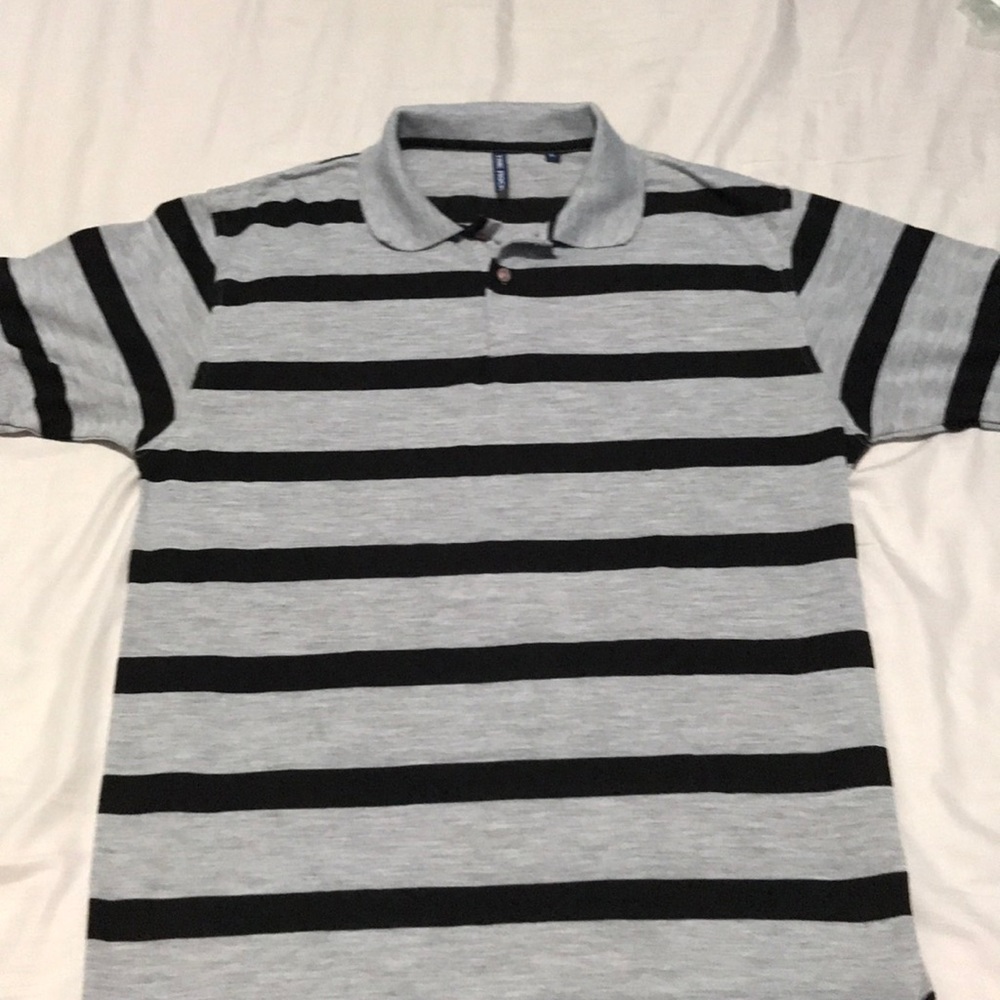 Casual Striped polo style shirt